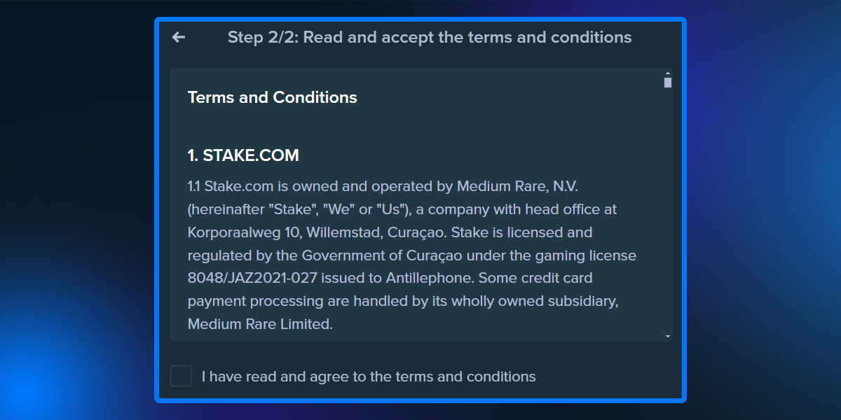 How to Start Playing Stake Games step 5