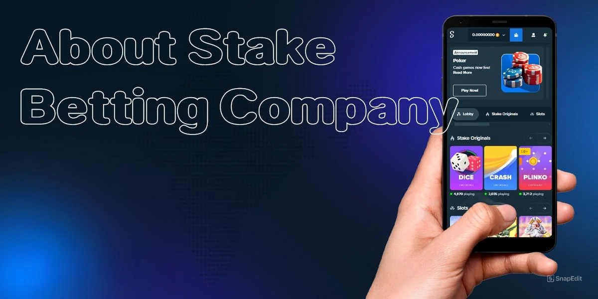Stake's description of the company for users from India