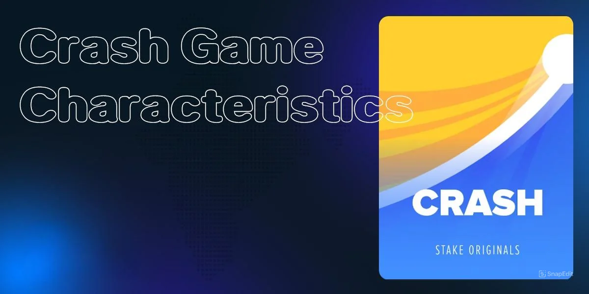 Characteristics of the Crash game on the Stake casino site