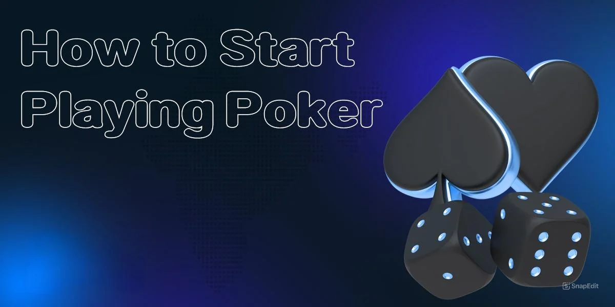 Step-by-step instructions for playing poker on Stake
