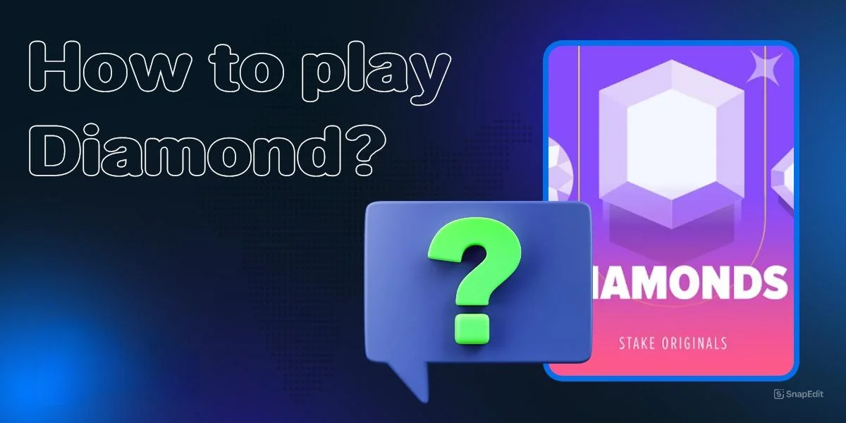 Instructions on how to start playing Diamond at Stake online casino