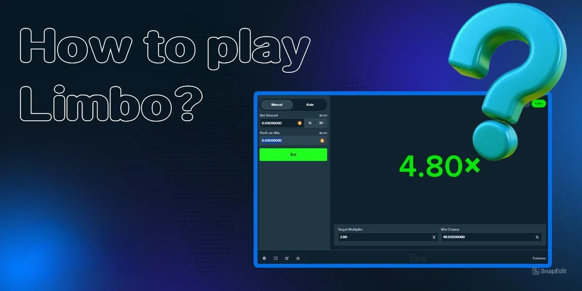 How to start playing Limbo online at Stake
