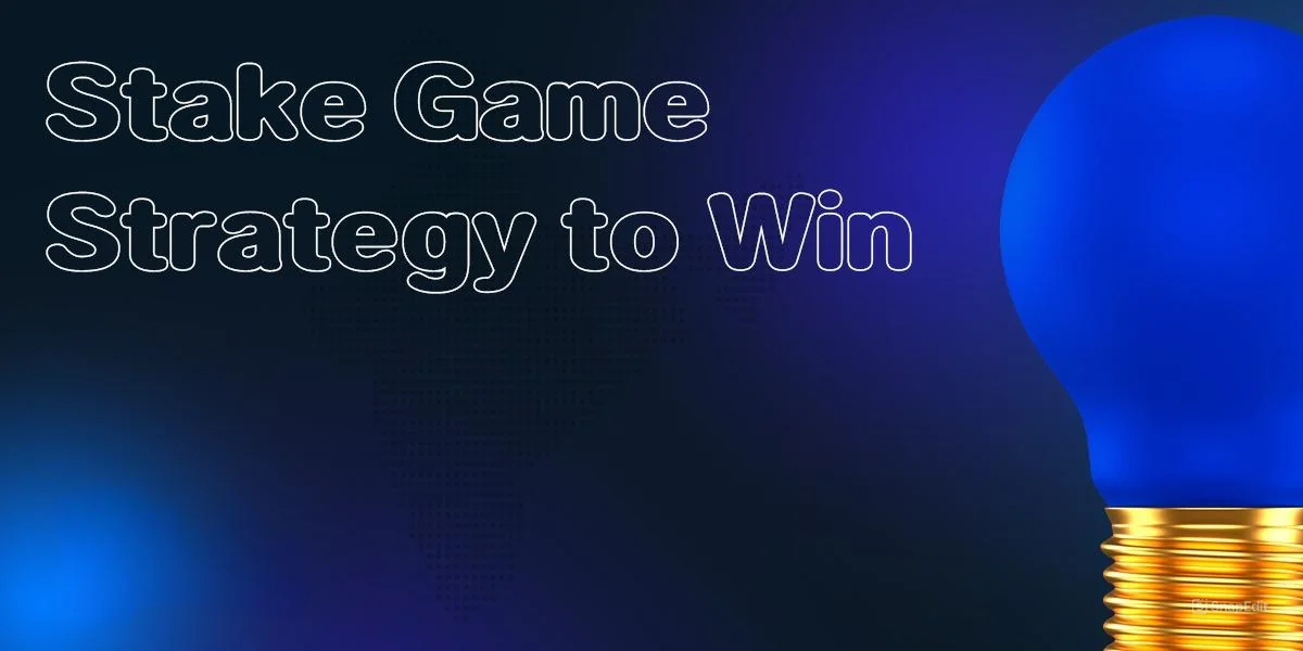 Strategy for winning at online casino games from Stake 

